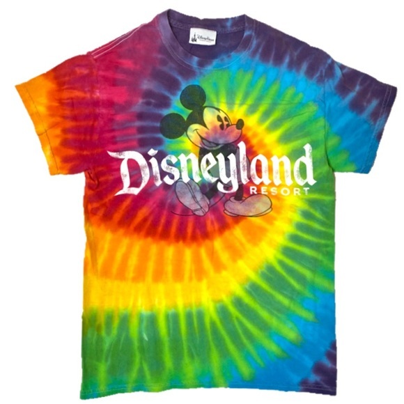 Tops | Disney Resort Mickey Tie Dye Tshirt | Poshmark